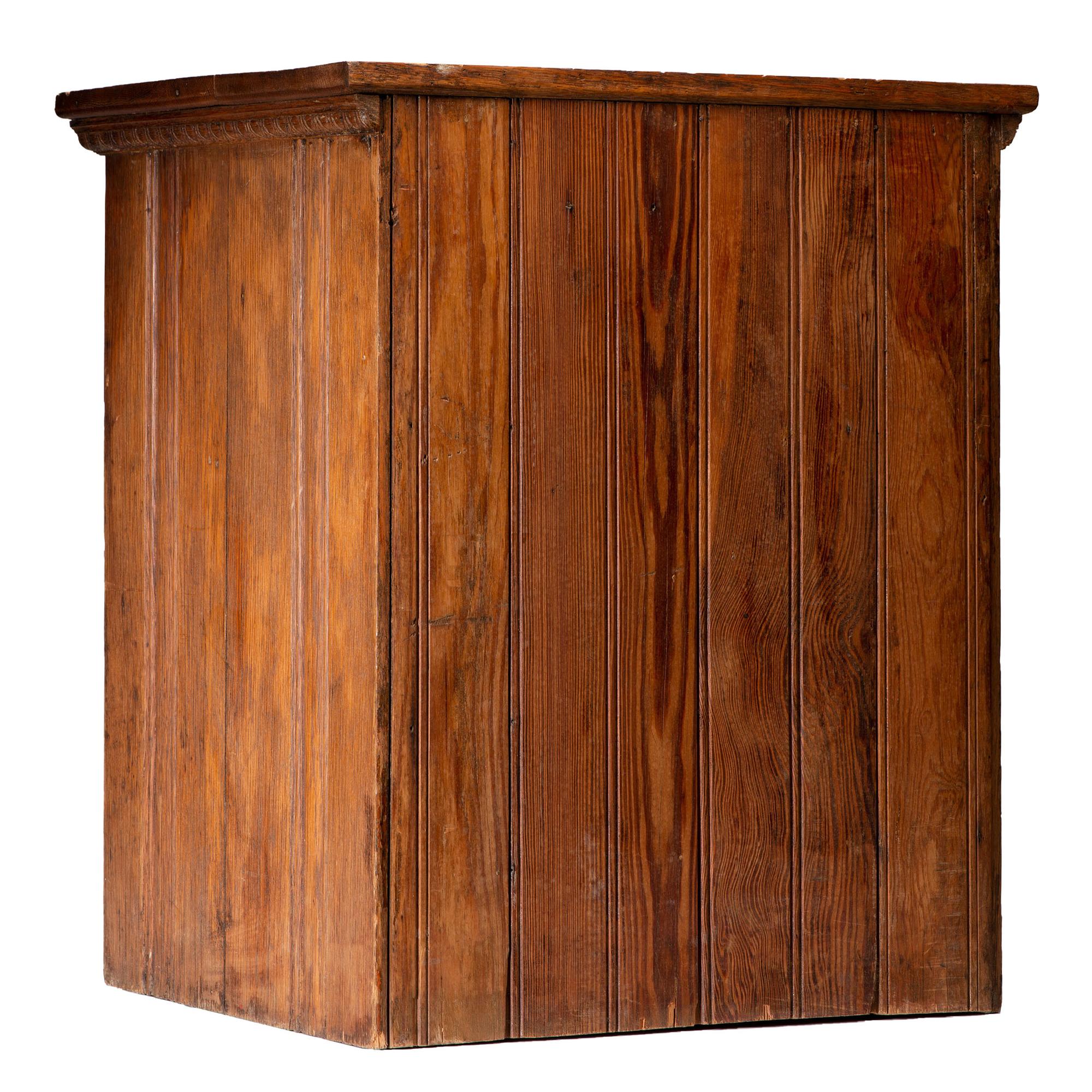 A Wooden Twenty-Four Drawer Card Filing Cabinet
