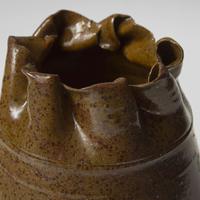 Vase with ruffled rim, c. 1897-1900 Biloxi, Mississippi, USA