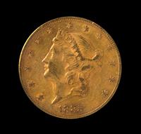 A United States 1885-CC Liberty Head $20 Gold Coin