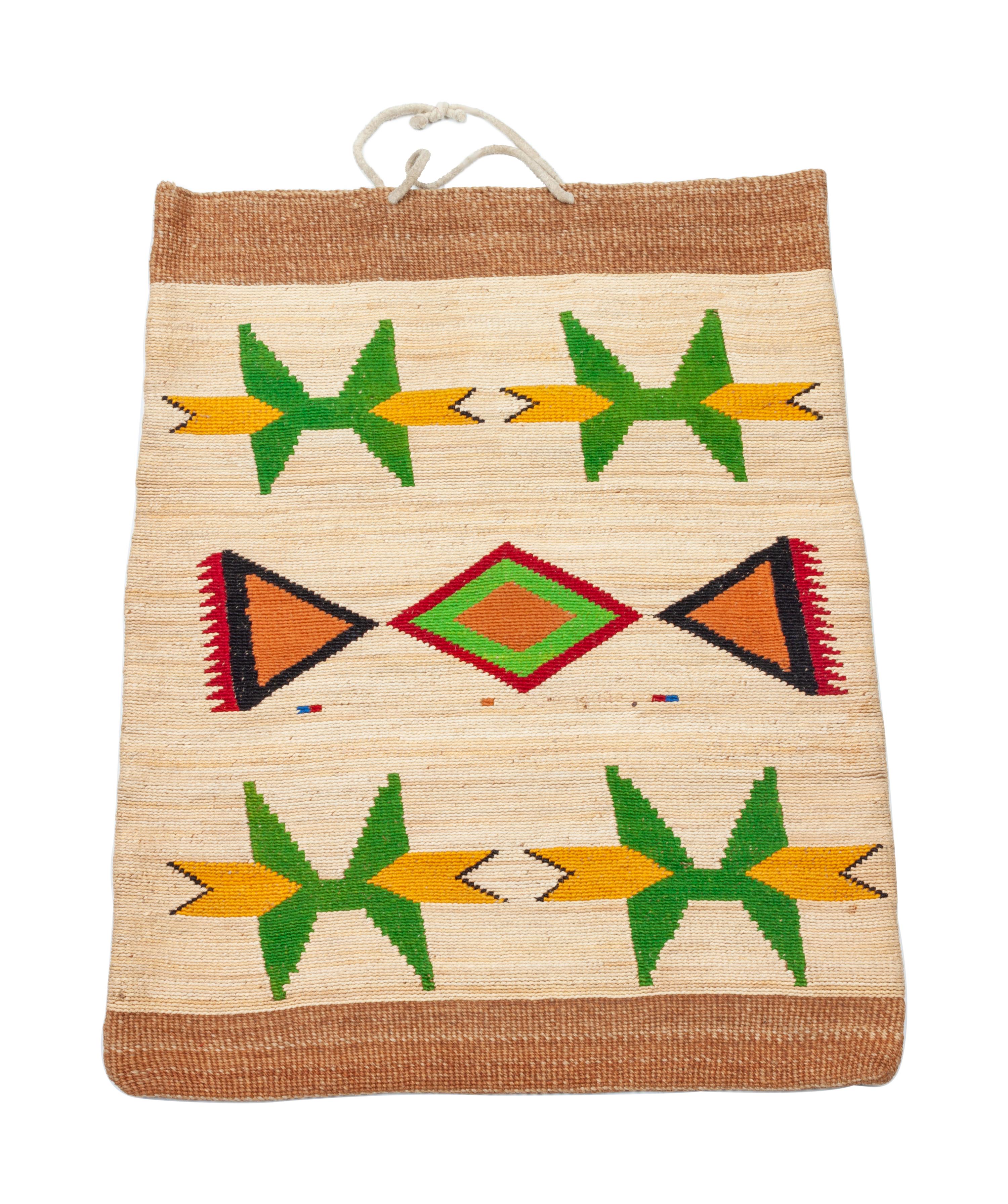Nez Perce Corn Husk Flat Bags, Group of Two