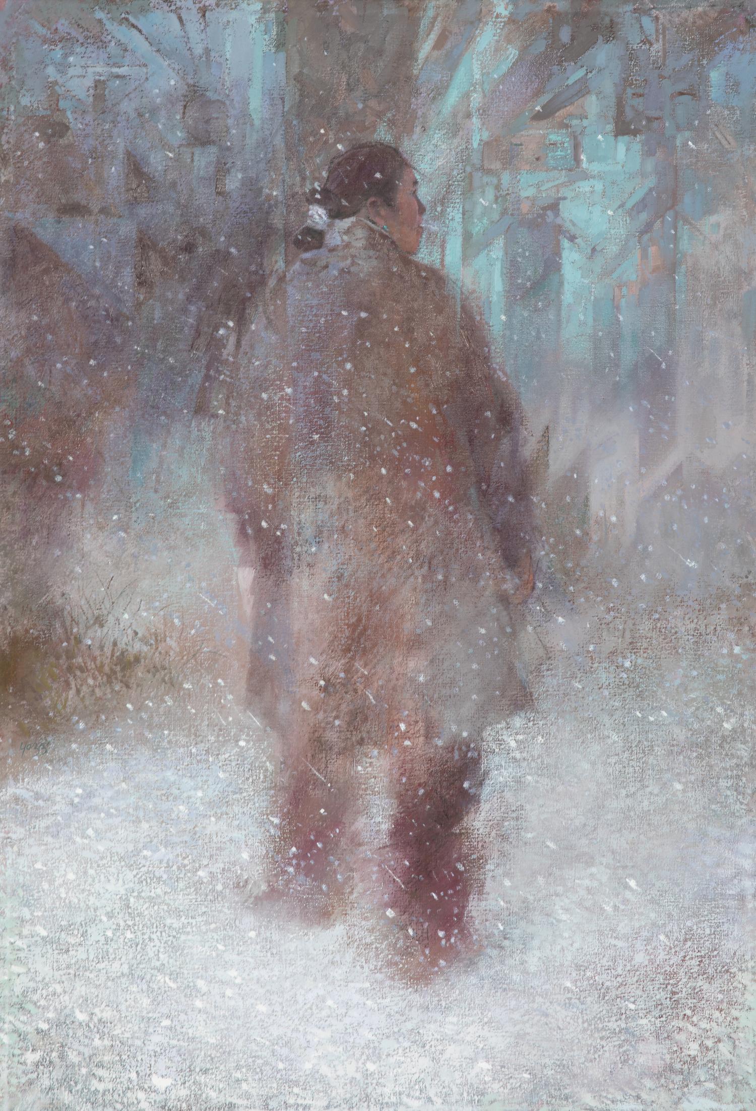 Figure in a Blizzard