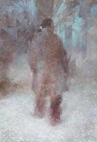 Figure in a Blizzard