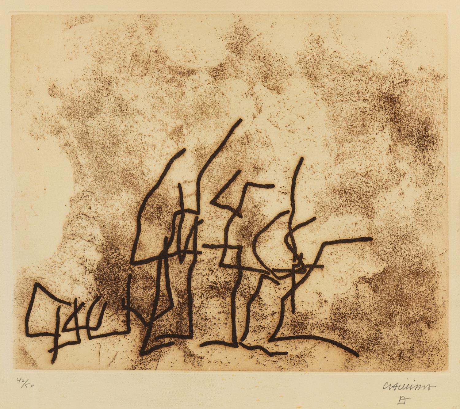 Eduardo Chillida, (Spanish, 1924-2002), Écarts, 1961