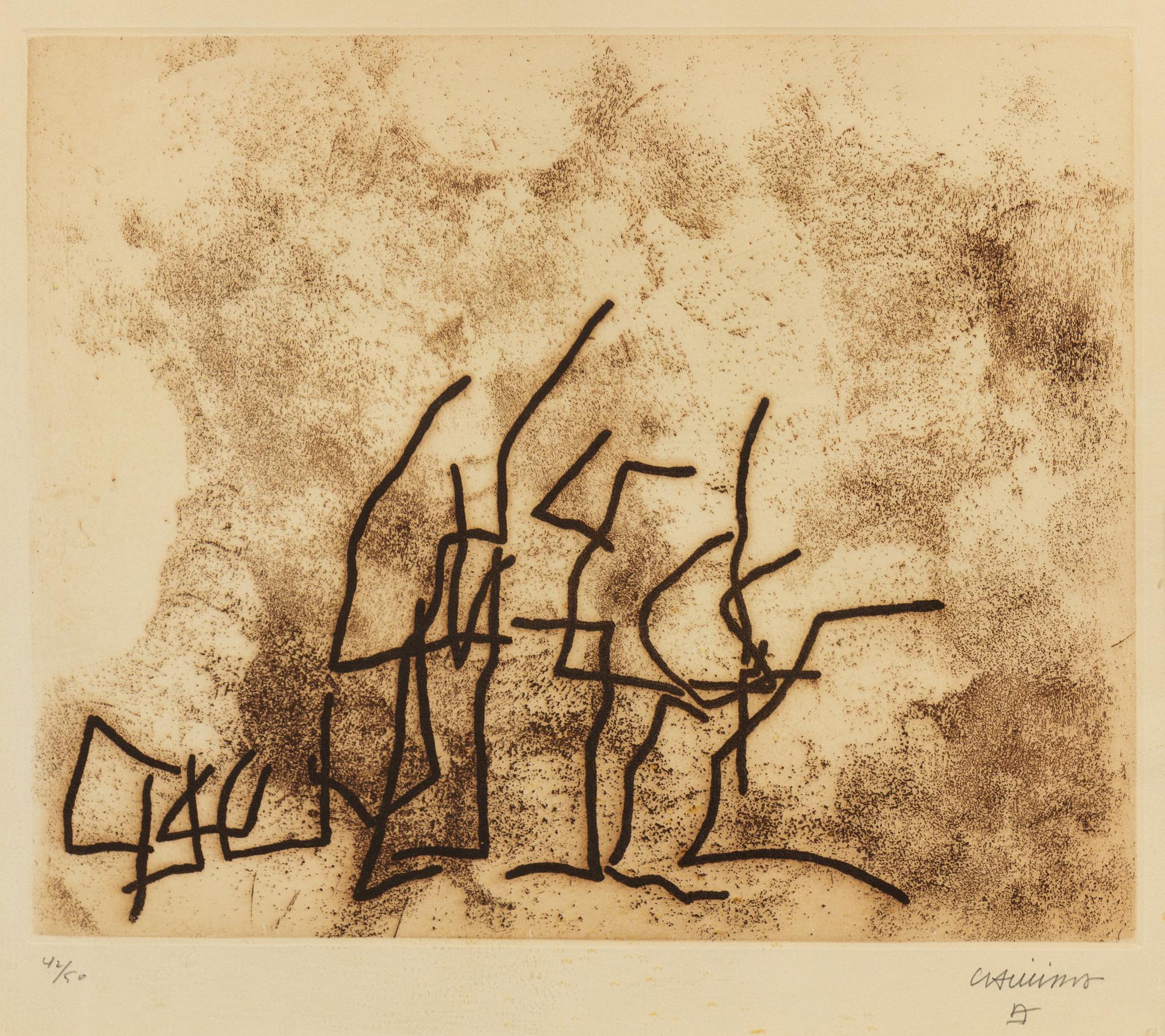 Eduardo Chillida, (Spanish, 1924-2002), Écarts, 1961