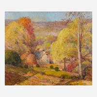 William Francis Taylor (American/Canadian, 1883–1970) The Delaware Valley in Fall