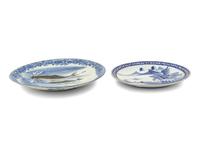 Two Japanese Arita Porcelain Chargers