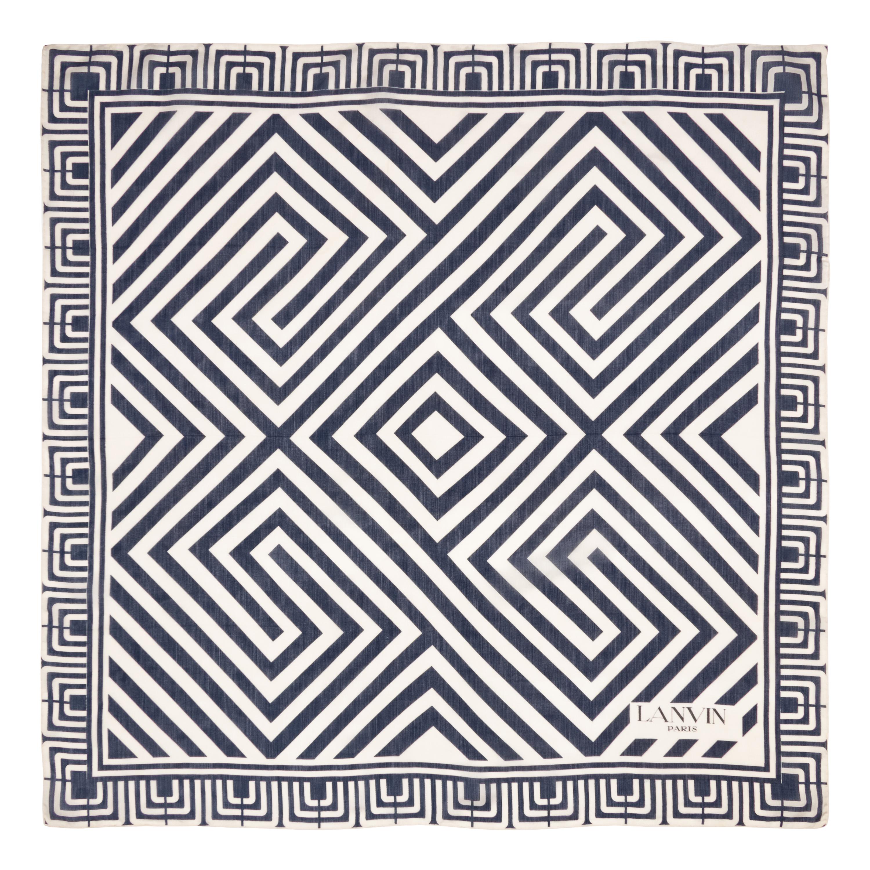 Four Designer Silk Scarves