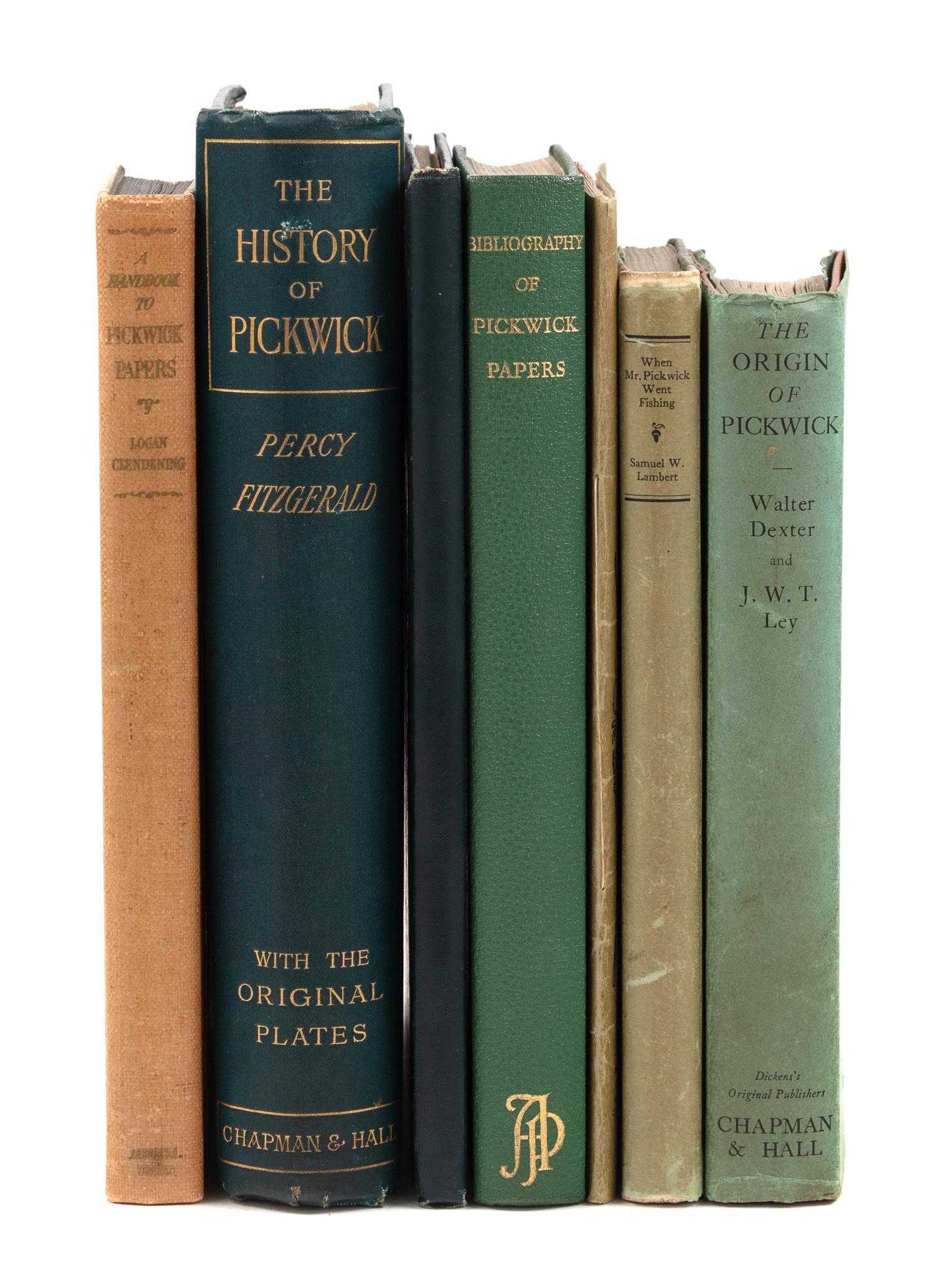 [DICKENS - PICKWICK]. A group of 7 works about The Posthumous Papers of the Pickwick Club , including: