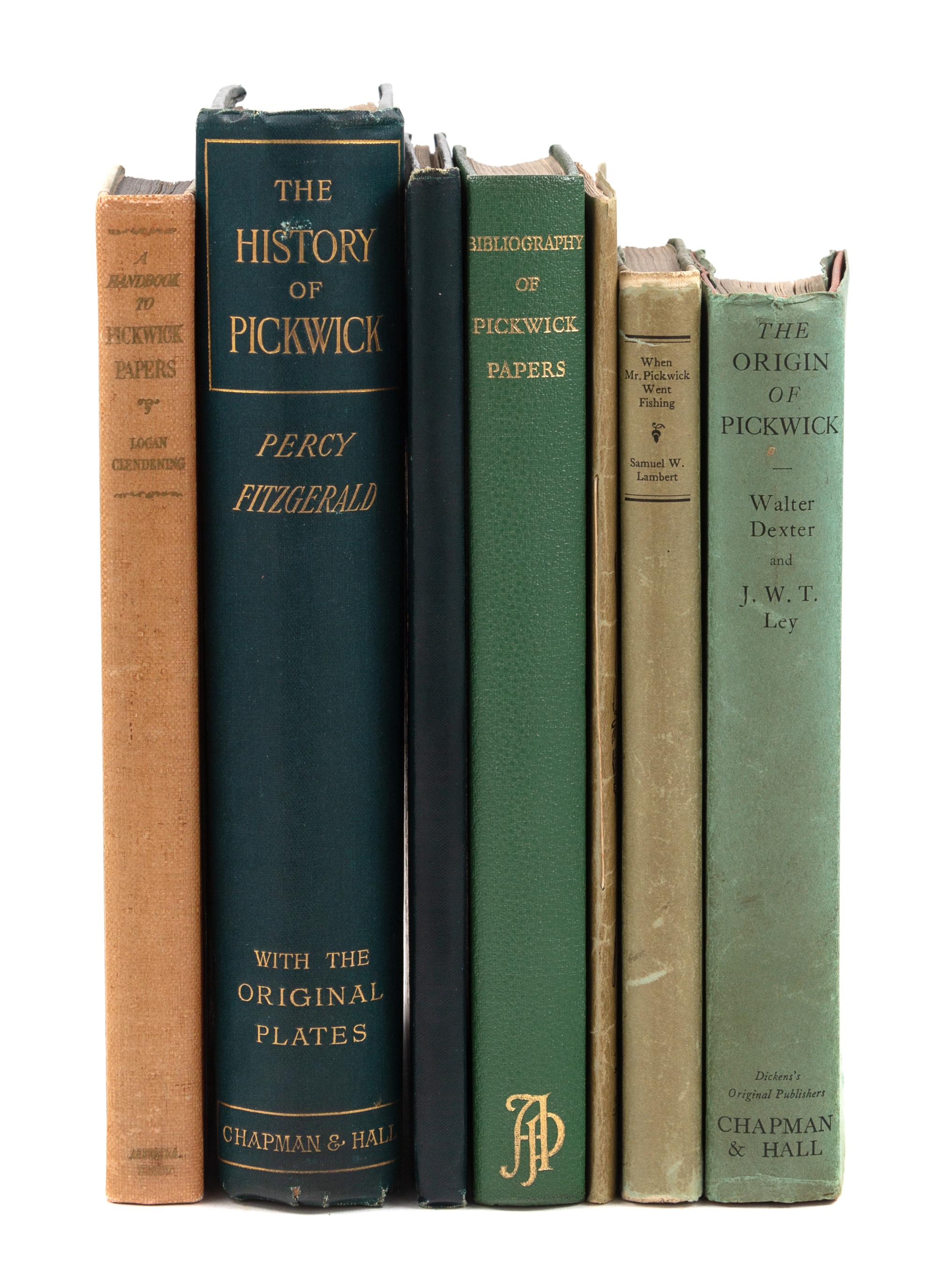 [DICKENS - PICKWICK]. A group of 7 works about The Posthumous Papers of the Pickwick Club , including: