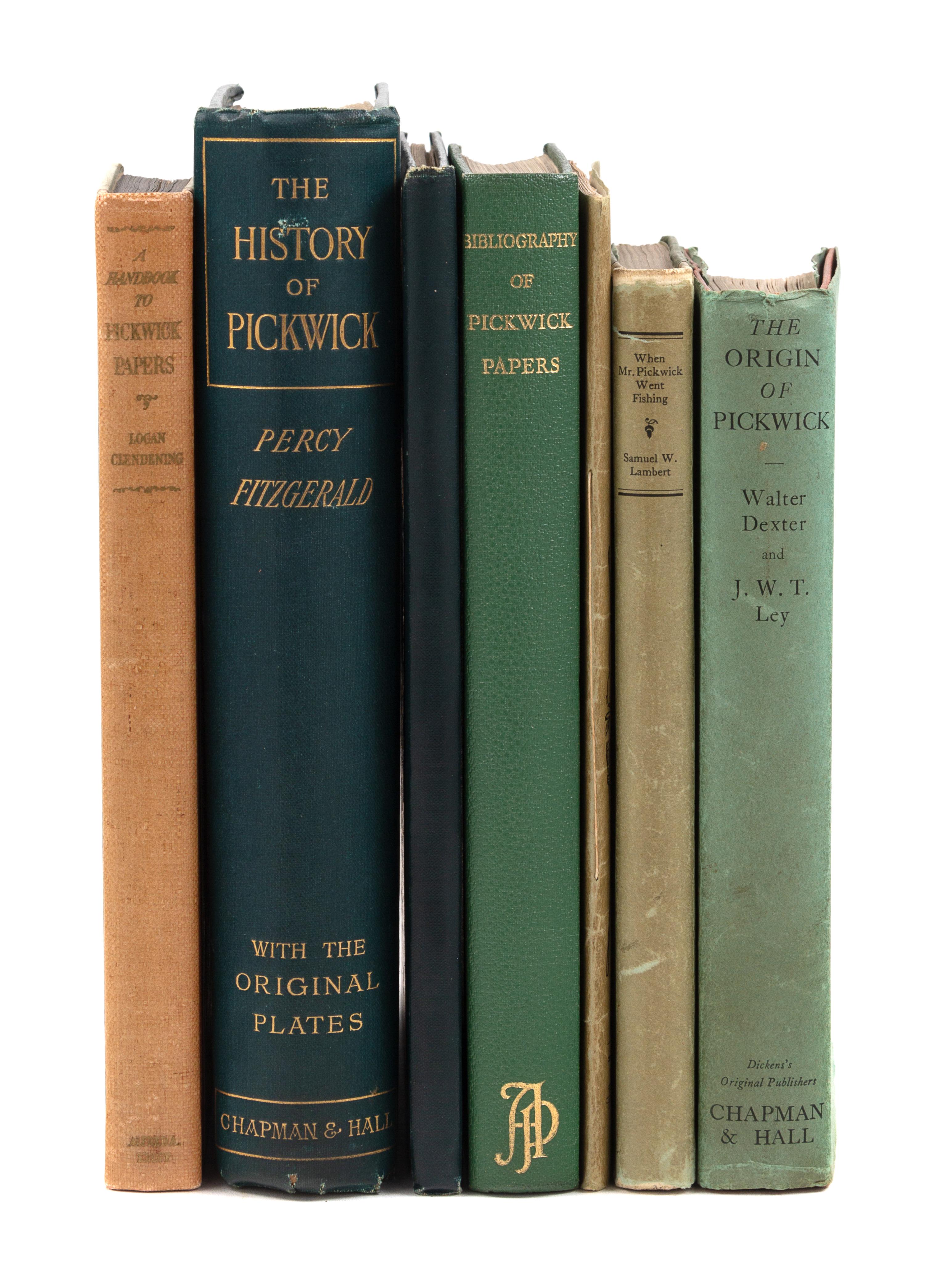 [DICKENS - PICKWICK]. A group of 7 works about The Posthumous Papers of the Pickwick Club , including: