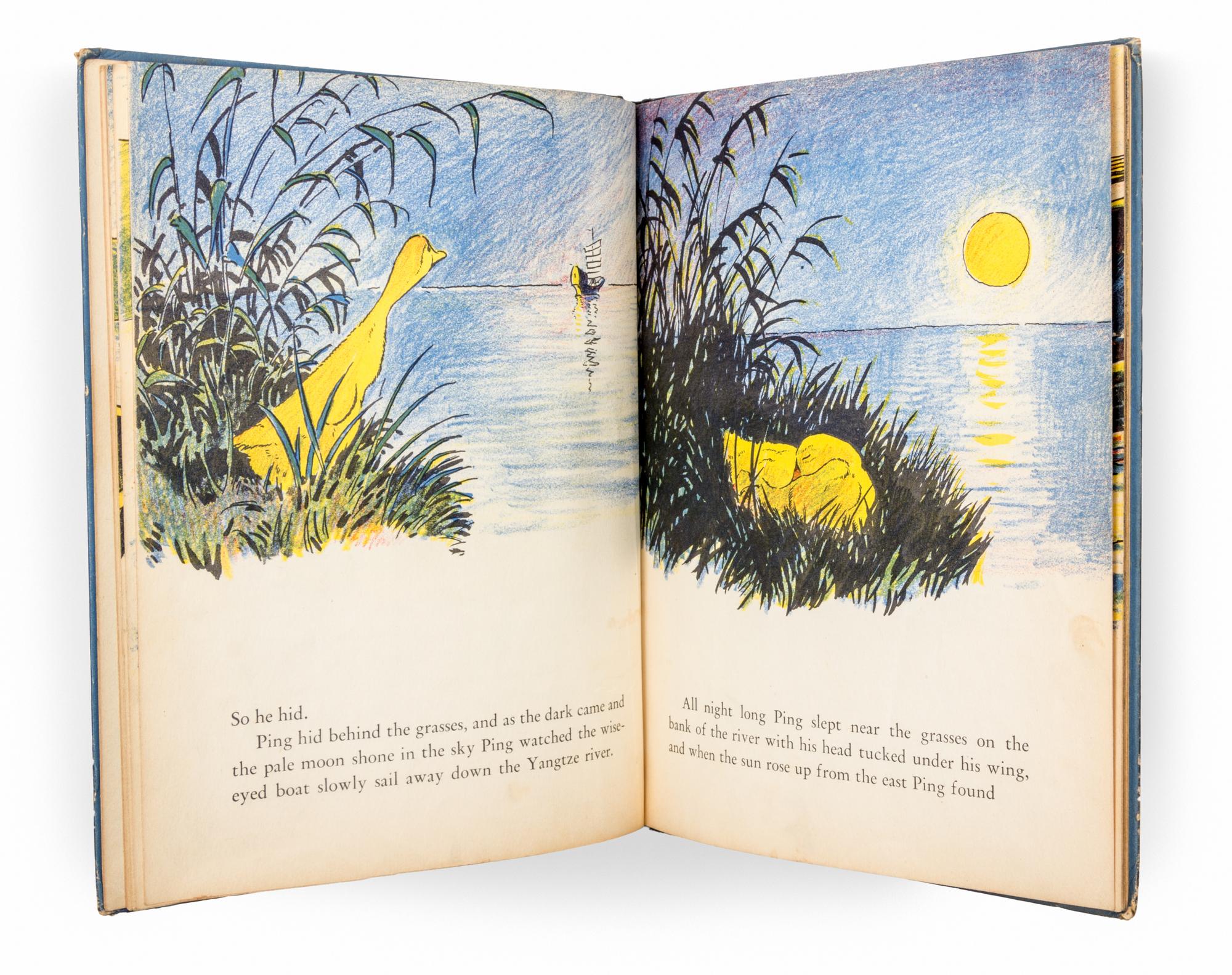 (CHILDRENS LIT) FLACK, MARJORIE. The Story of Ping. New York, 1953. First edition. Inscribed. With 2 others.