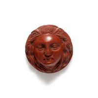 A Greek Red Jasper Cameo with the Head of Medusa