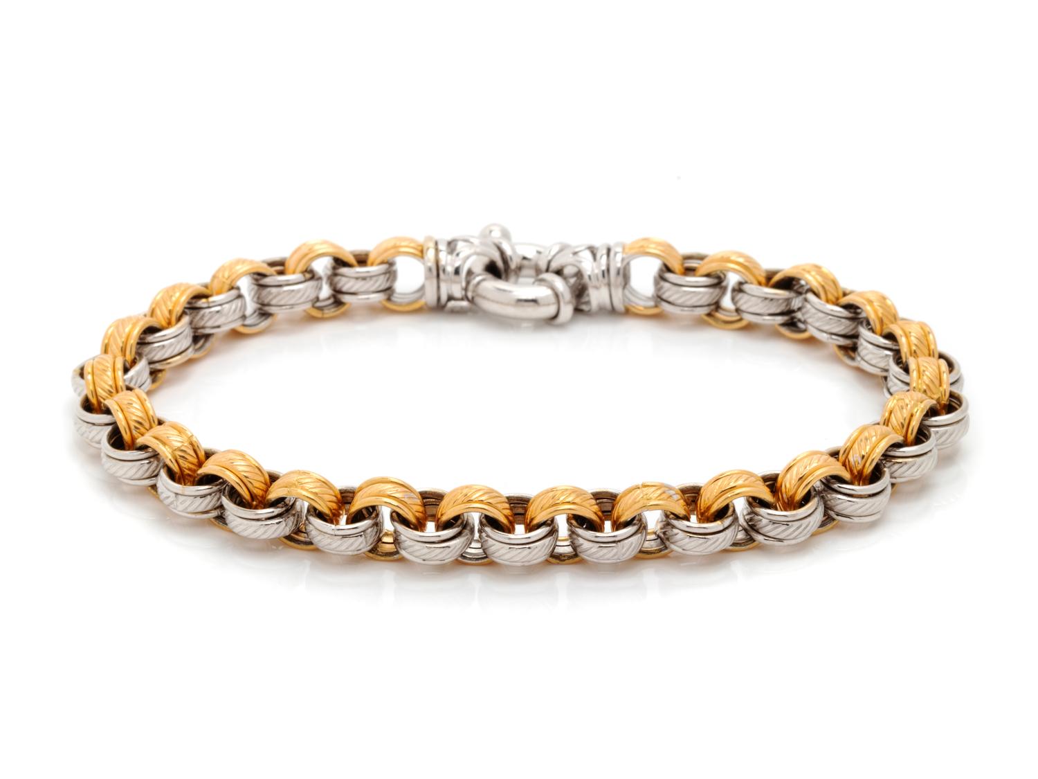 BICOLOR GOLD BRACELET
