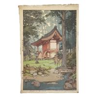 Hiroshi Yoshida (1876-1950) and Toshi Yoshida (1911-1995) 吉田博、吉田遠志版畫四幅