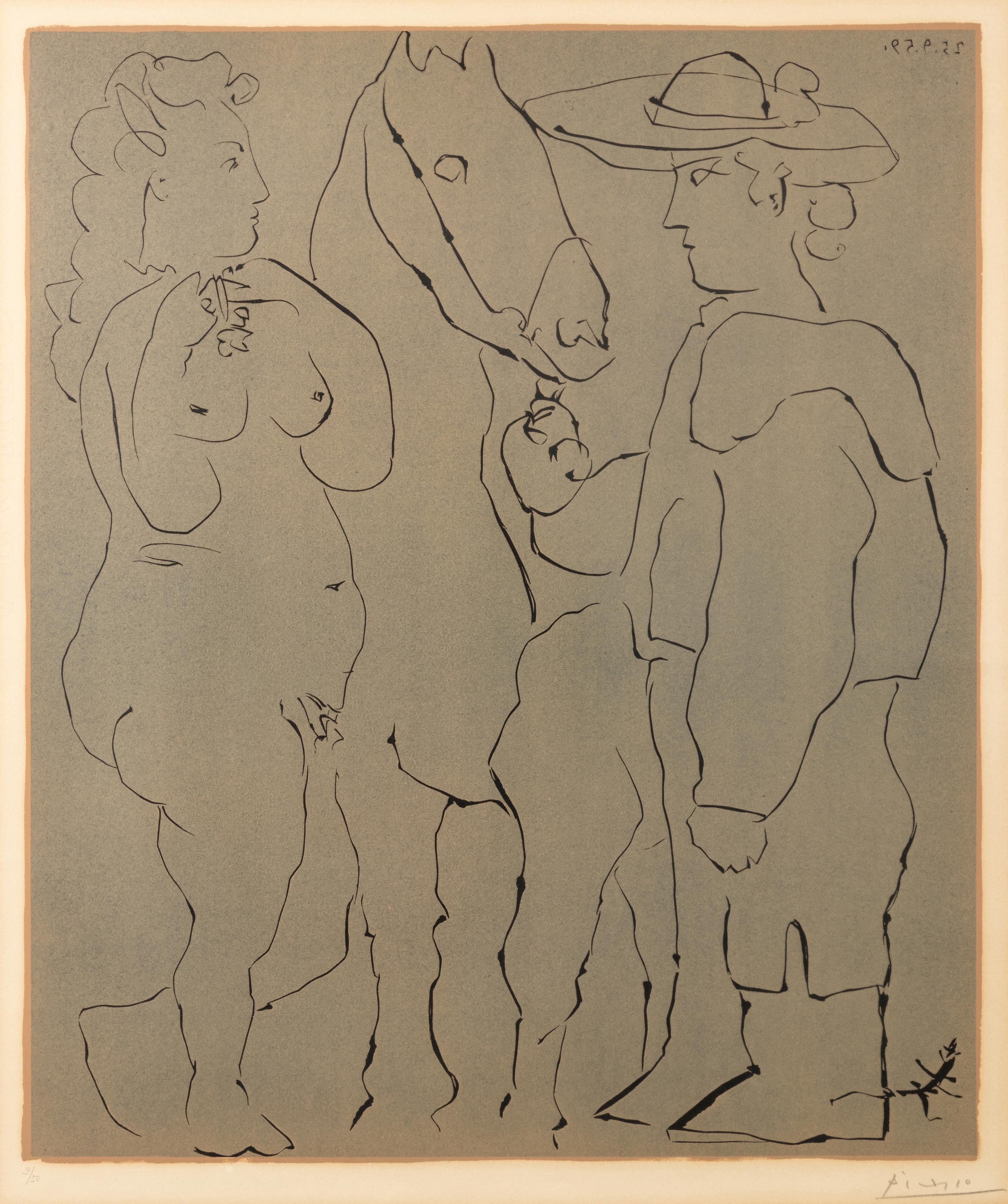 Picador, Femme et Cheval
