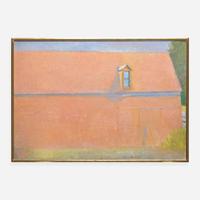 Wolf Kahn (American/German, 1927–2020) Untitled (Barn)