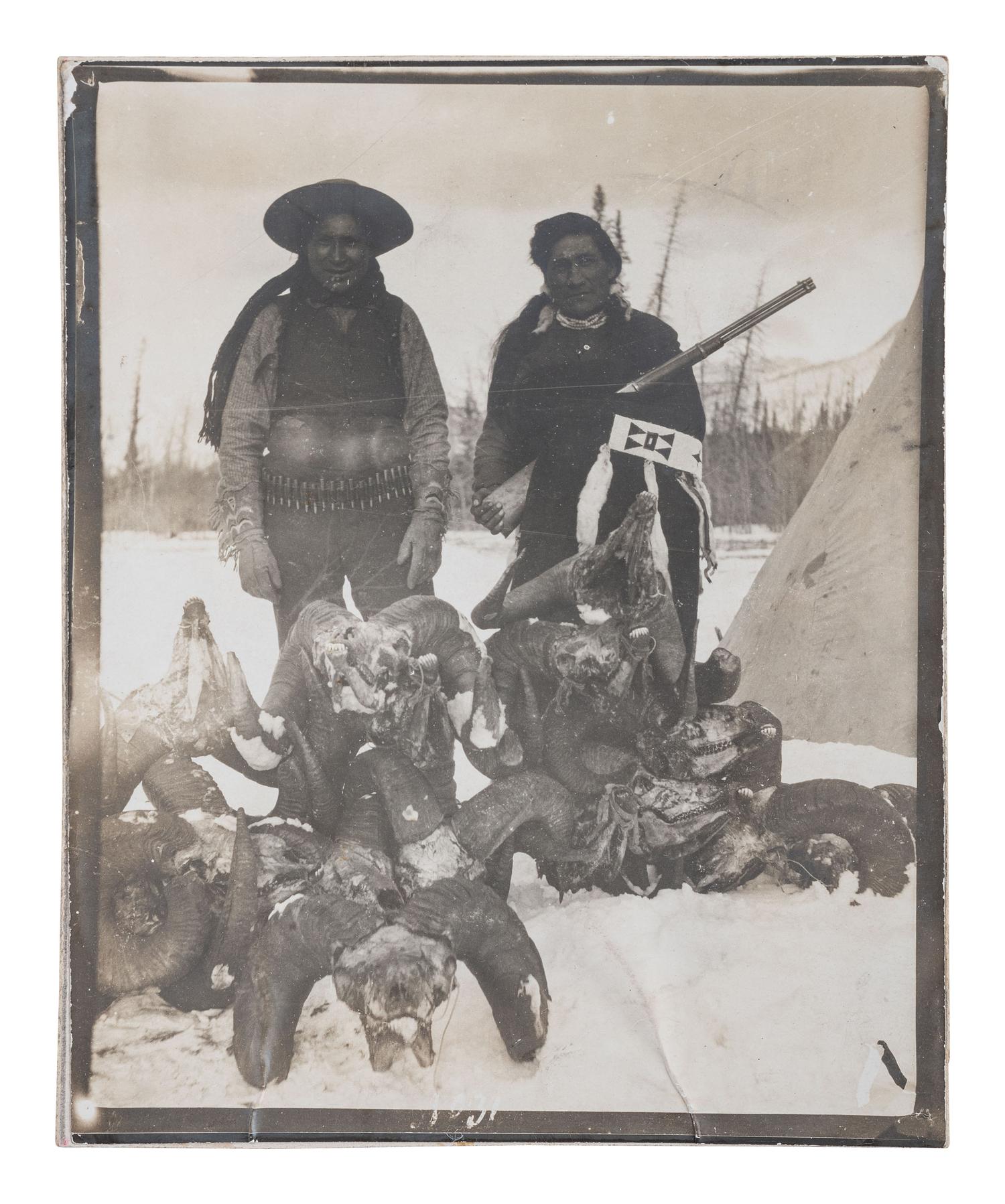 [NATIVE AMERICANS]. A group of 34 silver gelatin photographs of Native American subjects.