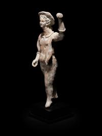 A Canosan Terracotta Figure of a Horseman
