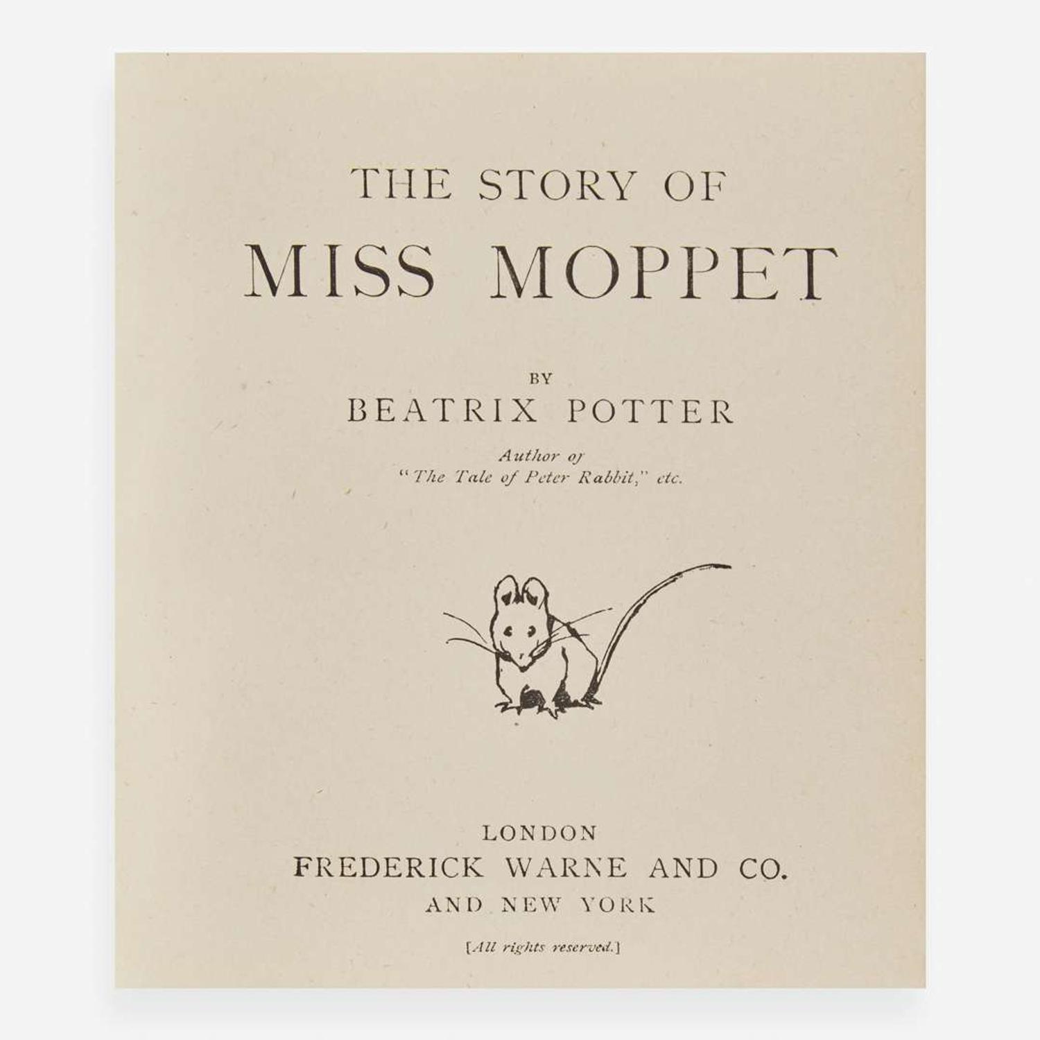 [Children's & Illustrated] Potter, Beatrix Peter Rabbit's Almanac for 1929