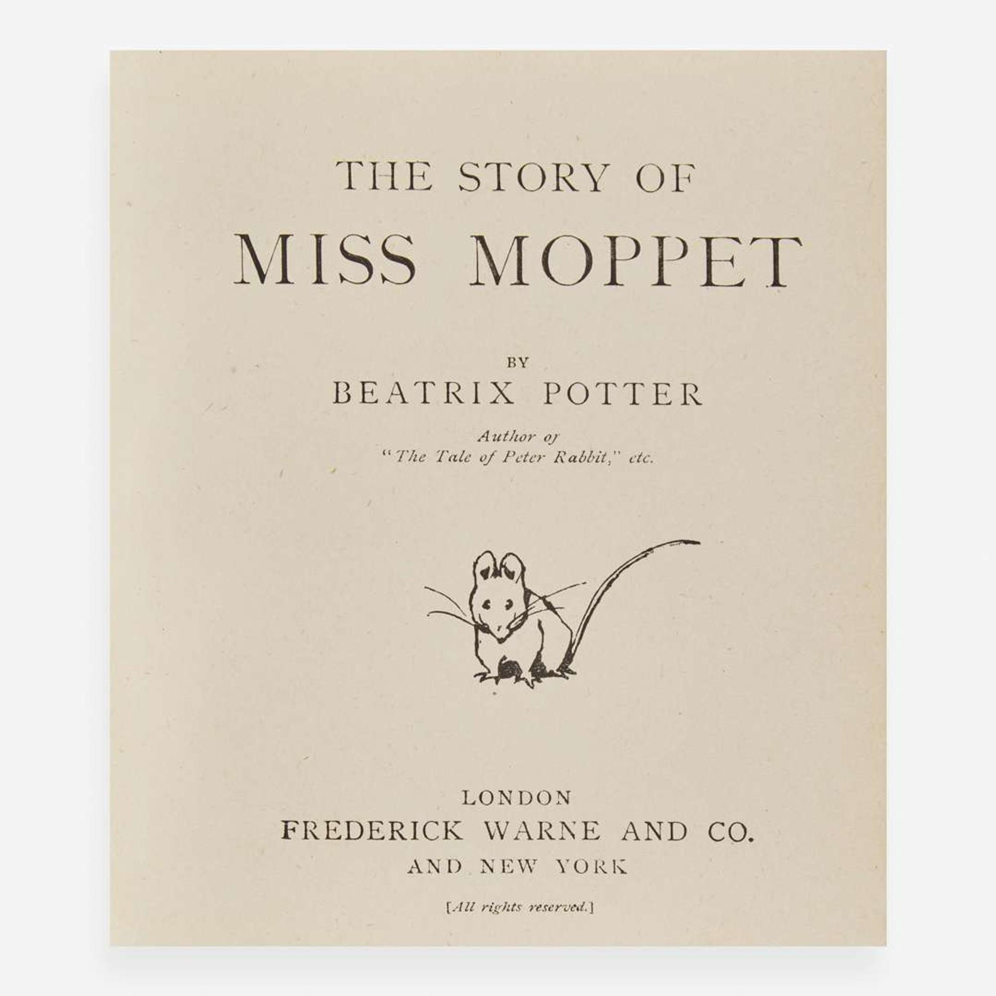 [Children's & Illustrated] Potter, Beatrix Peter Rabbit's Almanac for 1929