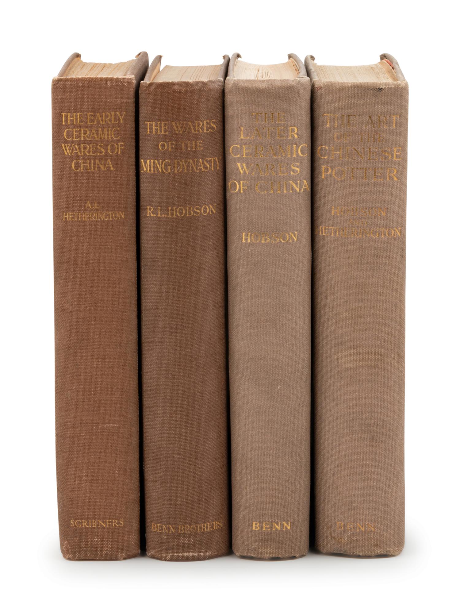 Four Reference Books Pertaining to Chinese Ceramics