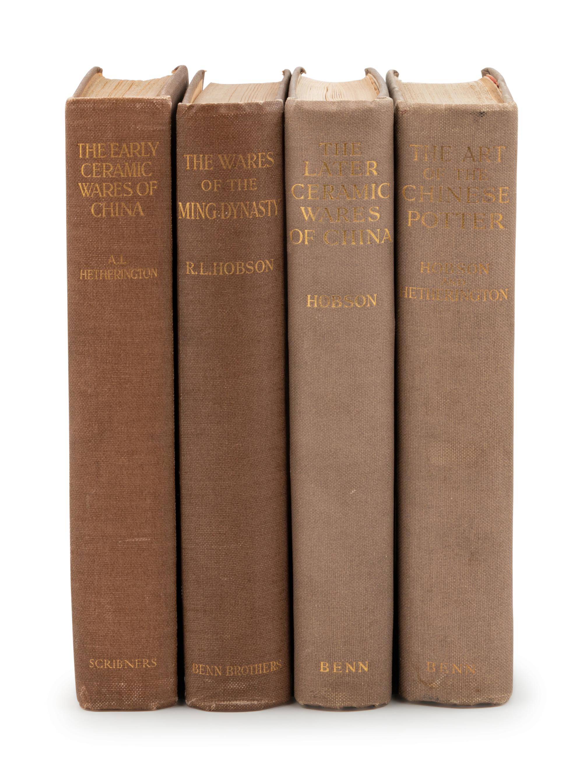 Four Reference Books Pertaining to Chinese Ceramics