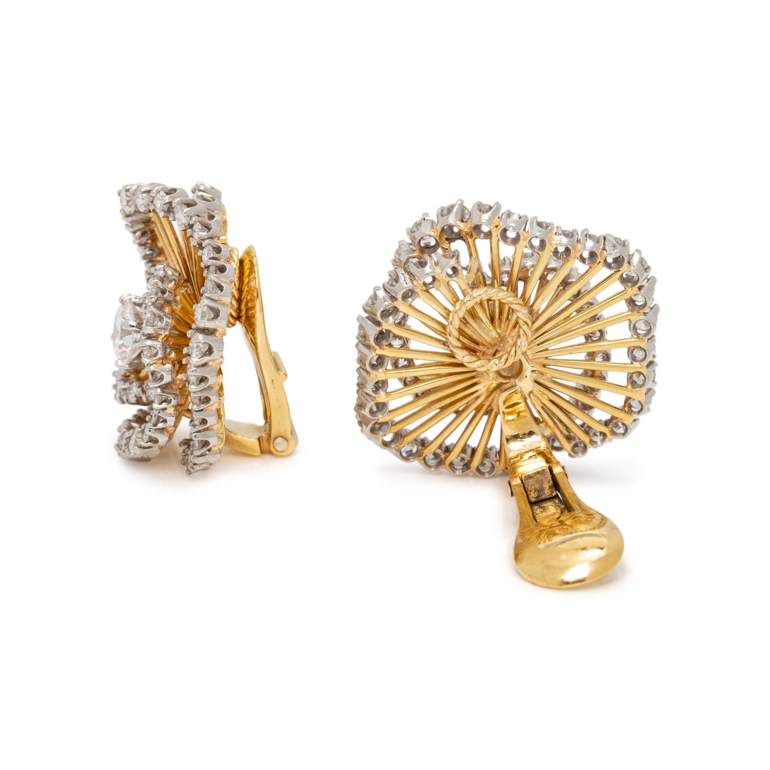VAN CLEEF & ARPELS, DIAMOND 'CHEVAUX D'ANGE' EARCLIPS