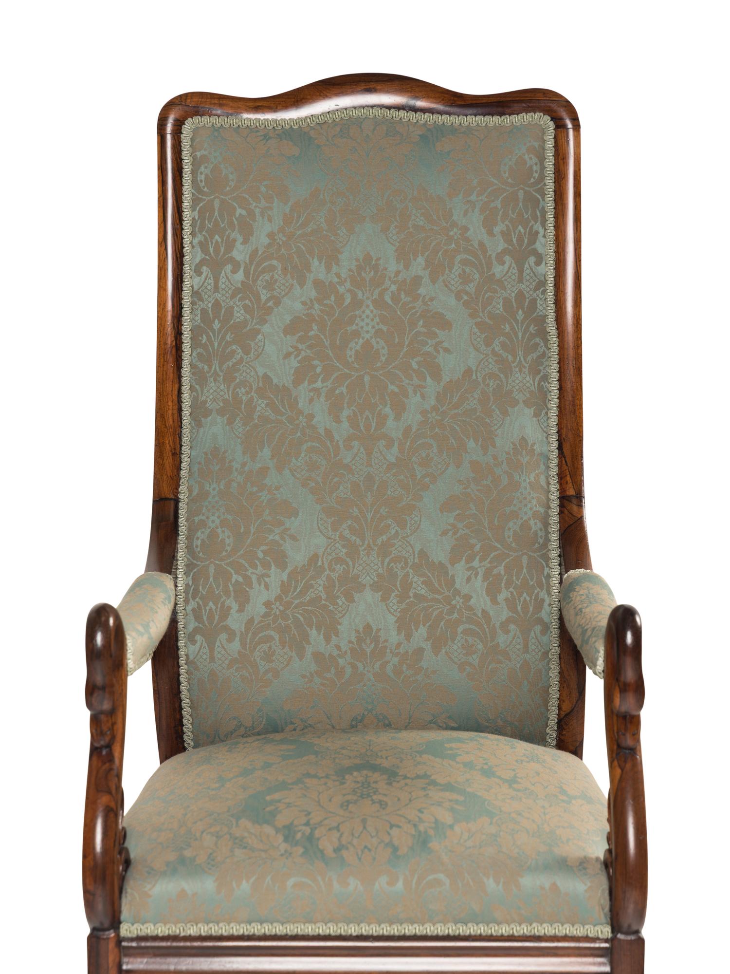 An Empire Style Rosewood Rocking Chair