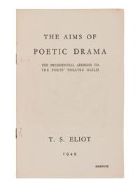 ELIOT, T.S. (1888-1945). A group of 13 works, including: