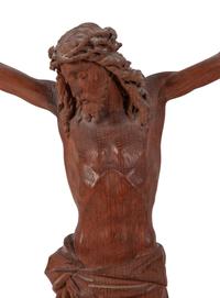 A German Carved Corpus Figure