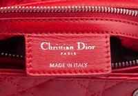 Christian Dior Red Large Lady Dior Bag, 2010