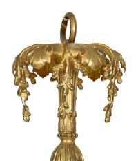 A Belle Epoch Gilt Bronze Nine-Light Chandelier