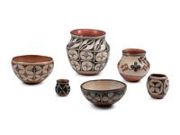 Collection of Kewa Pottery, from the Melchor Family