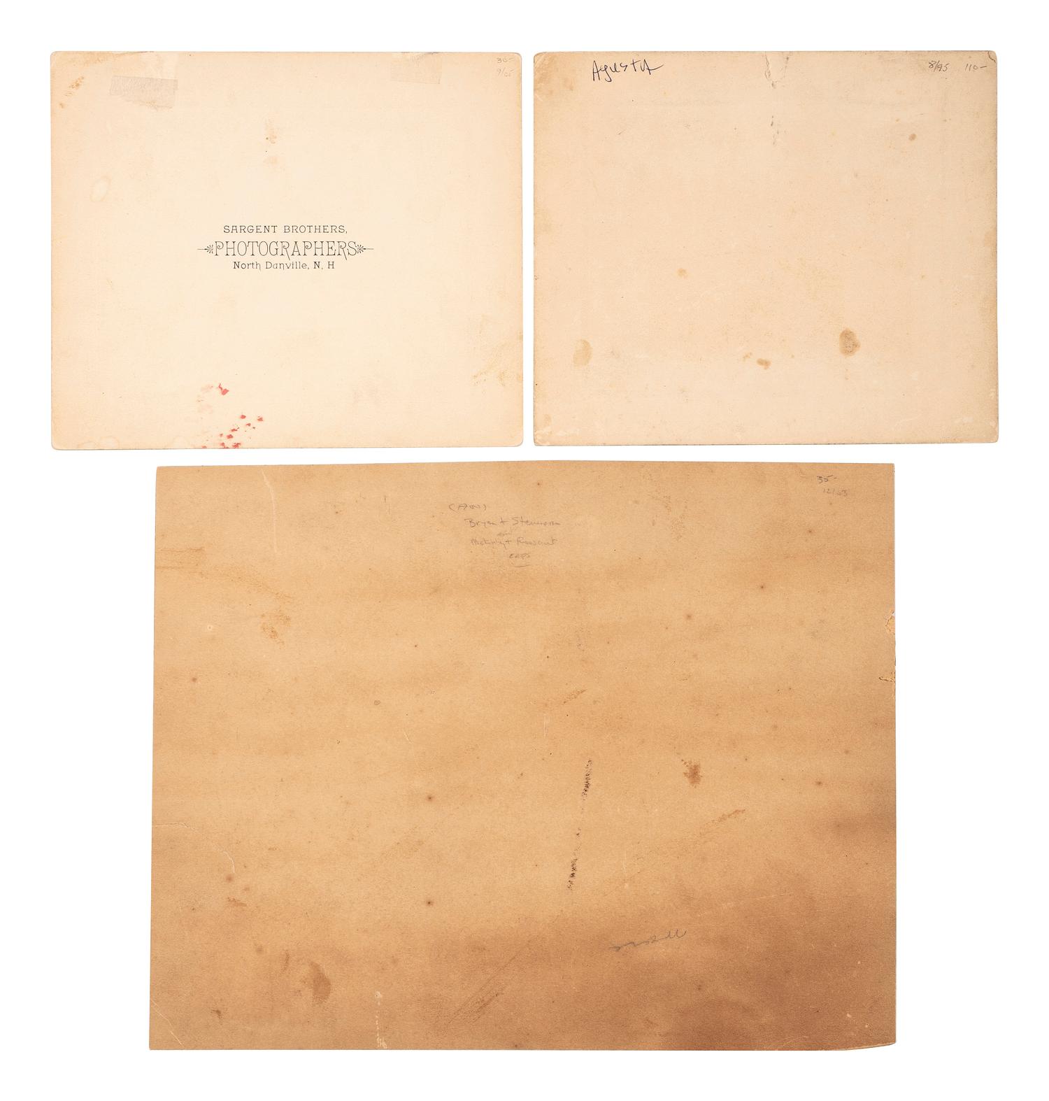 [McKINLEY, William (1843-1901) -- ROOSEVELT, Theodore (1858-1919)]. Photographs and letter archive.