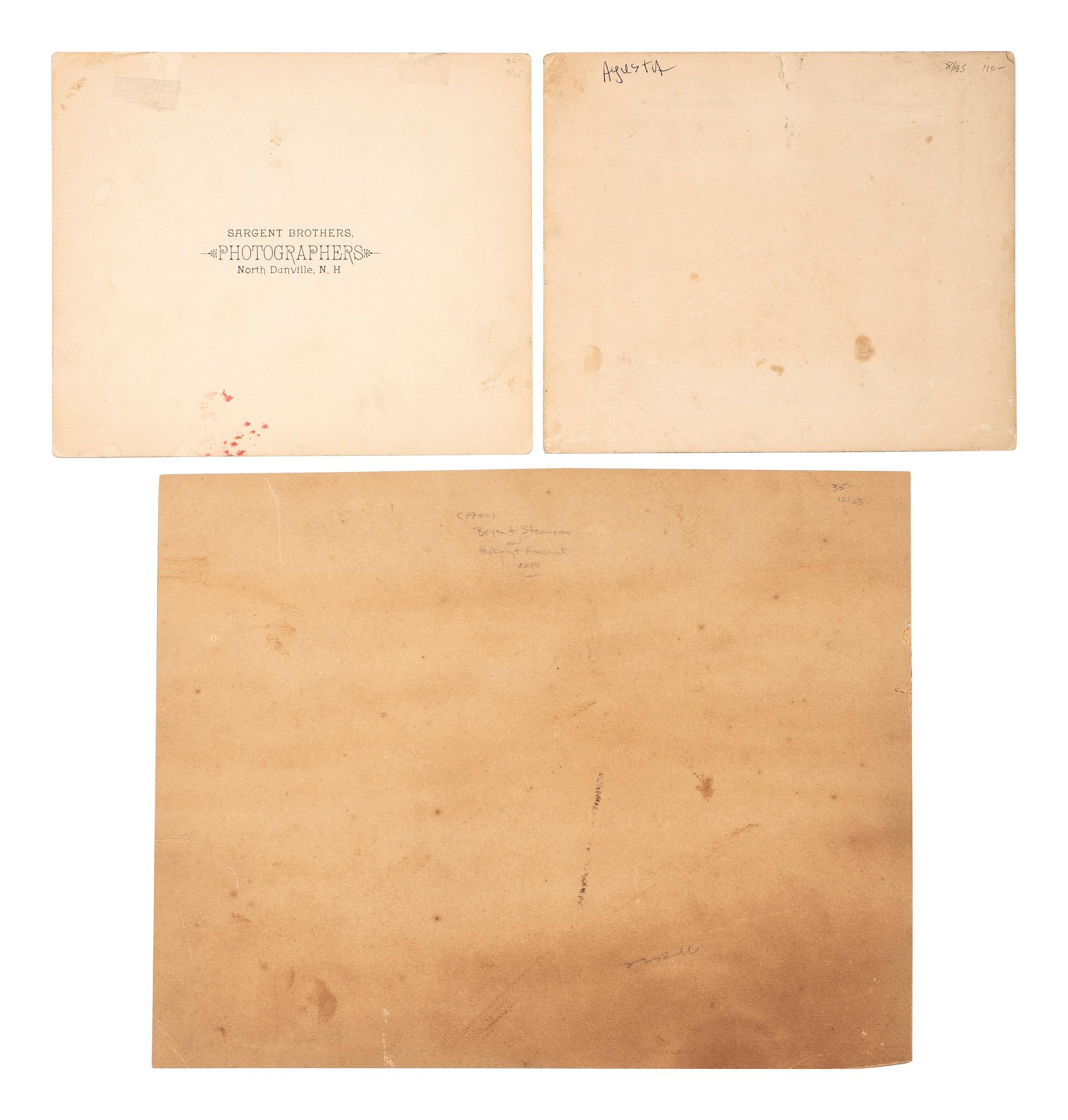 [McKINLEY, William (1843-1901) -- ROOSEVELT, Theodore (1858-1919)]. Photographs and letter archive.