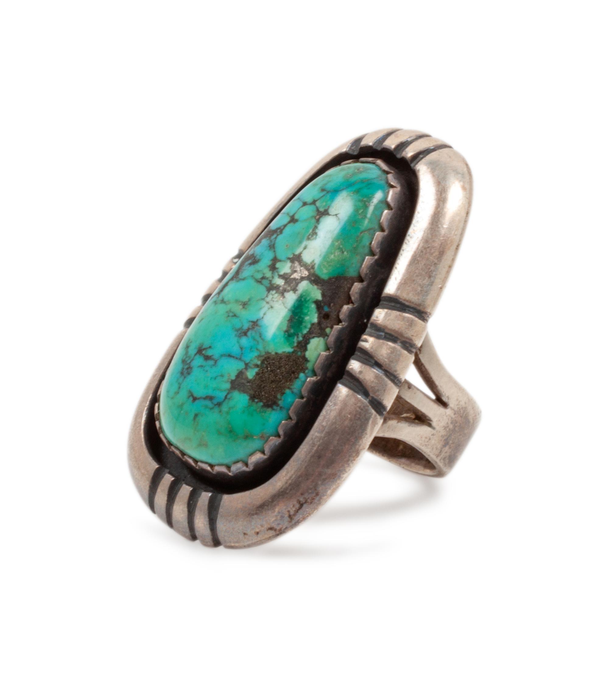 Sterling Silver and Turquoise Ring