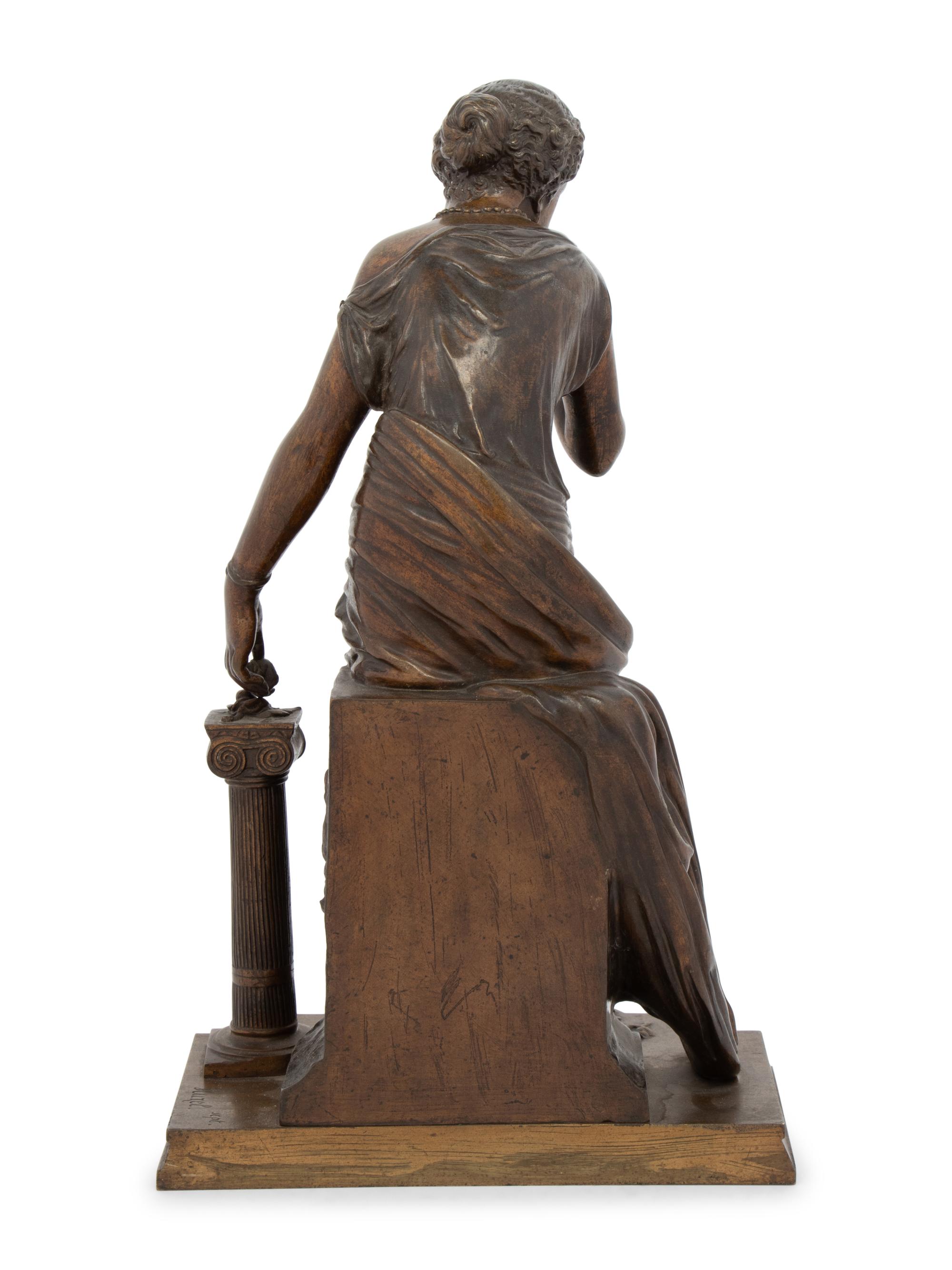 A French Bronze Figure of a Neoclassical Woman