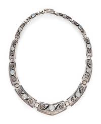KALO, STERLING SILVER AND MOONSTONE DEMI PARURE