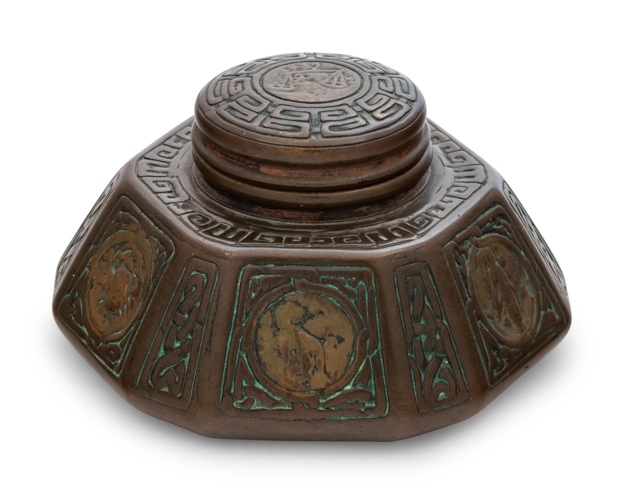 A Zodiac Pattern Inkwell