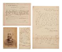 [ILLINOIS] Autographs and ephemera related to Illinois politicians and other influential figures.
