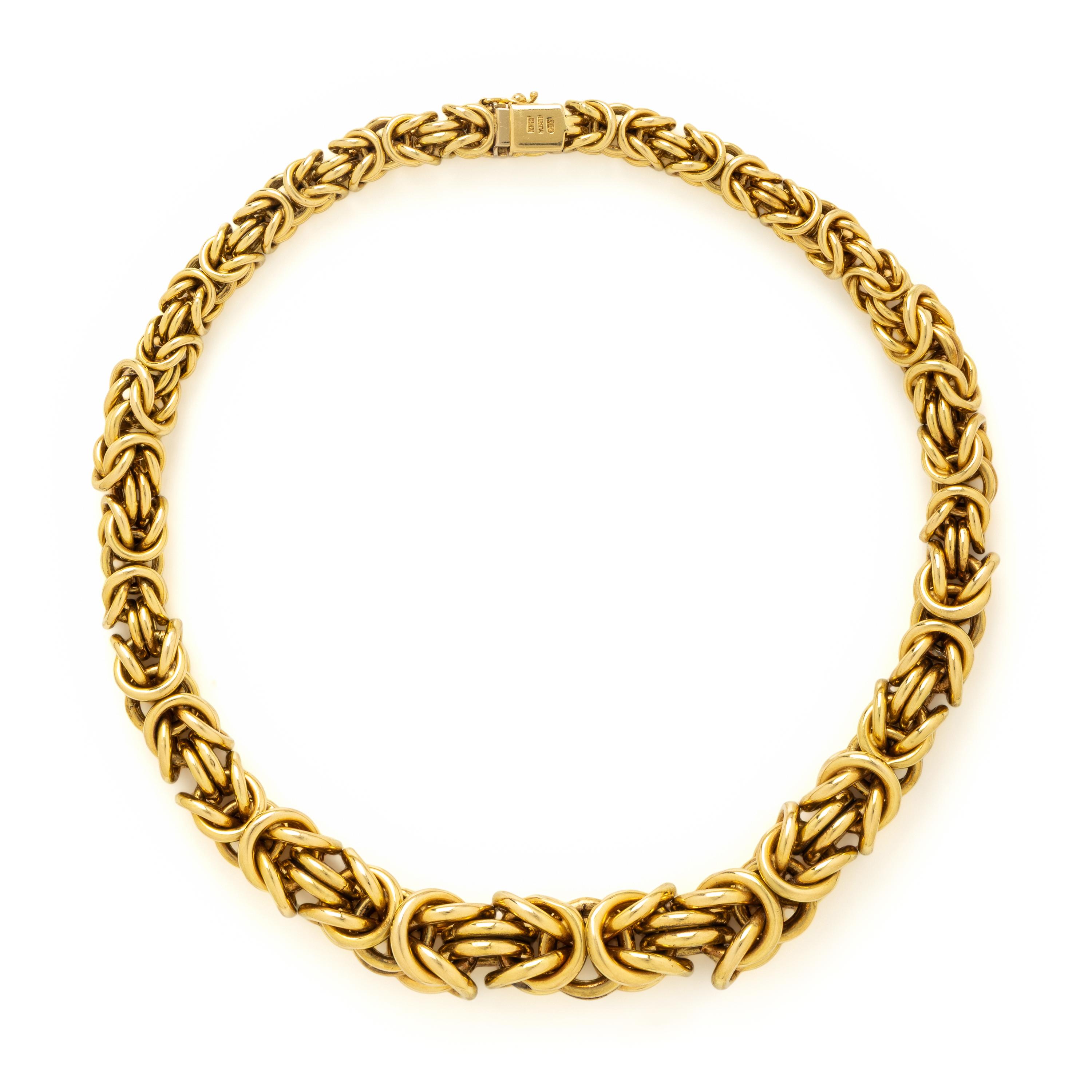 Italian, Yellow Gold Necklace