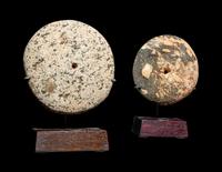 Two Neolithic Stone Discoidals