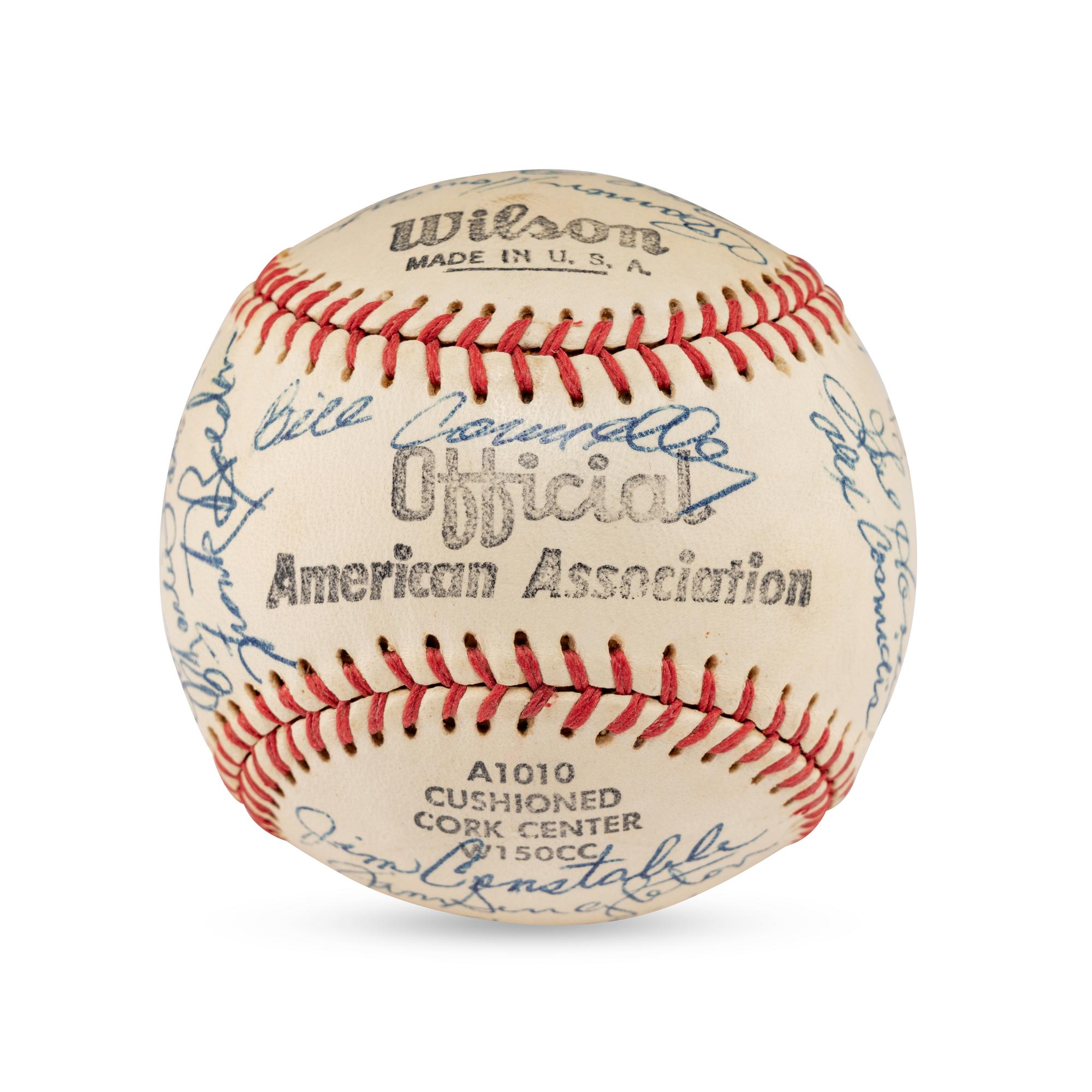 A 1954 Minneapolis Miners Team Signed Autograph Baseball