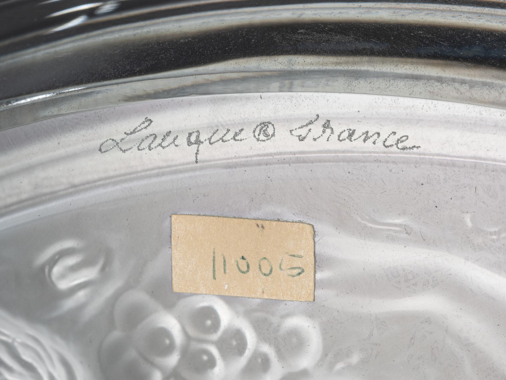 A Lalique Cote d’Or Charger