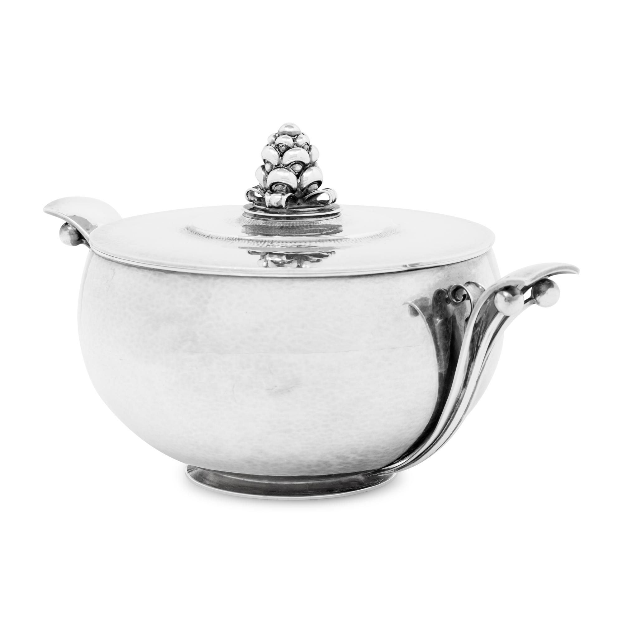 A Georg Jensen Silver Tureen and Cover