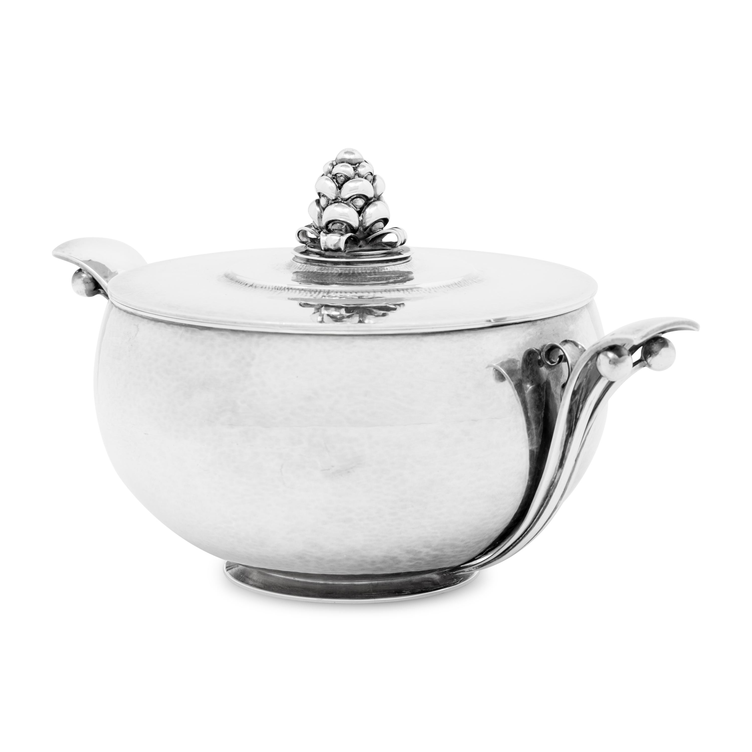 A Georg Jensen Silver Tureen and Cover