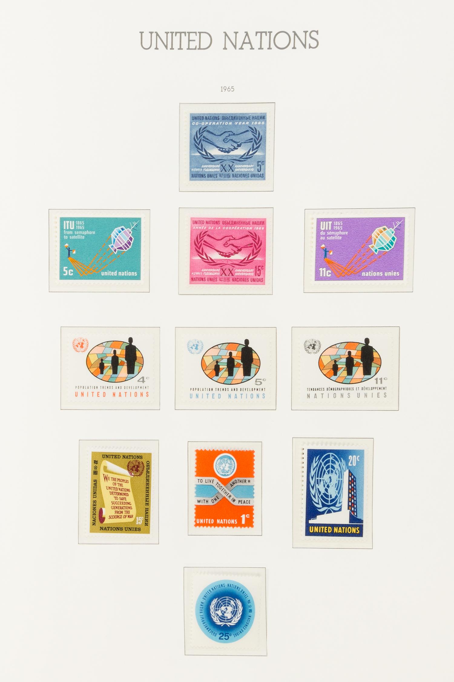A Collection of International Postage Stamps — 20TH CENTURY