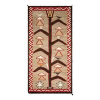 Navajo Pictorial Weaving, Cornstalk of Life [Rug]