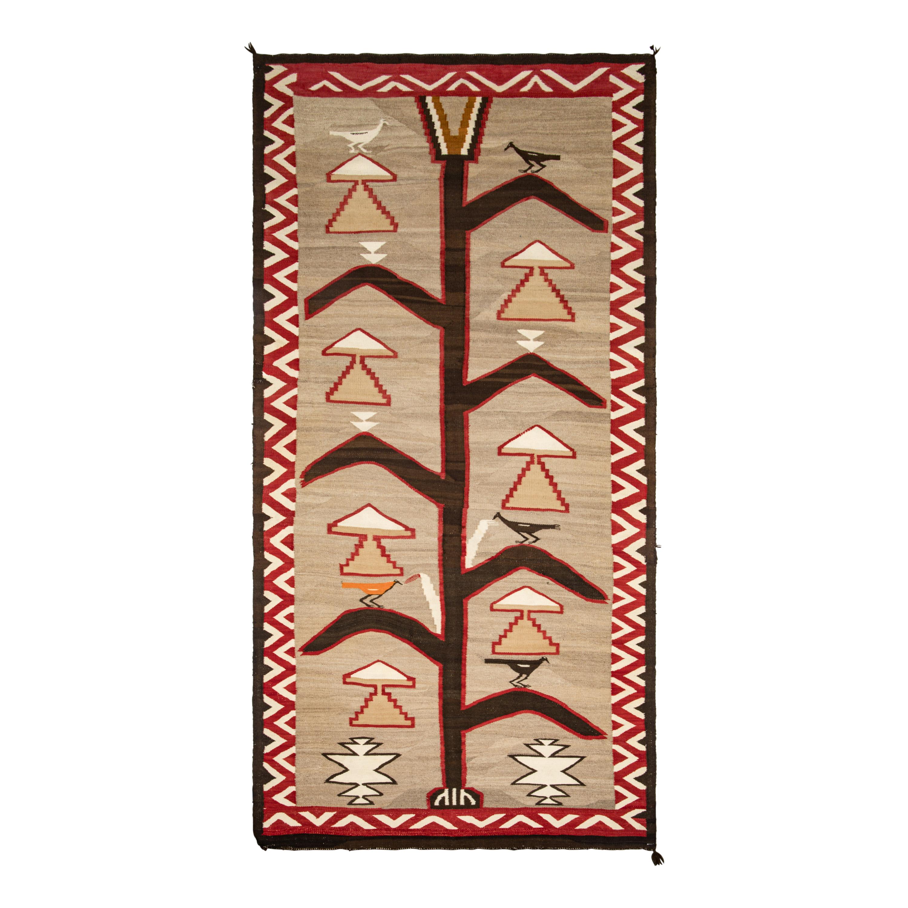 Navajo Pictorial Weaving, Cornstalk of Life [Rug]