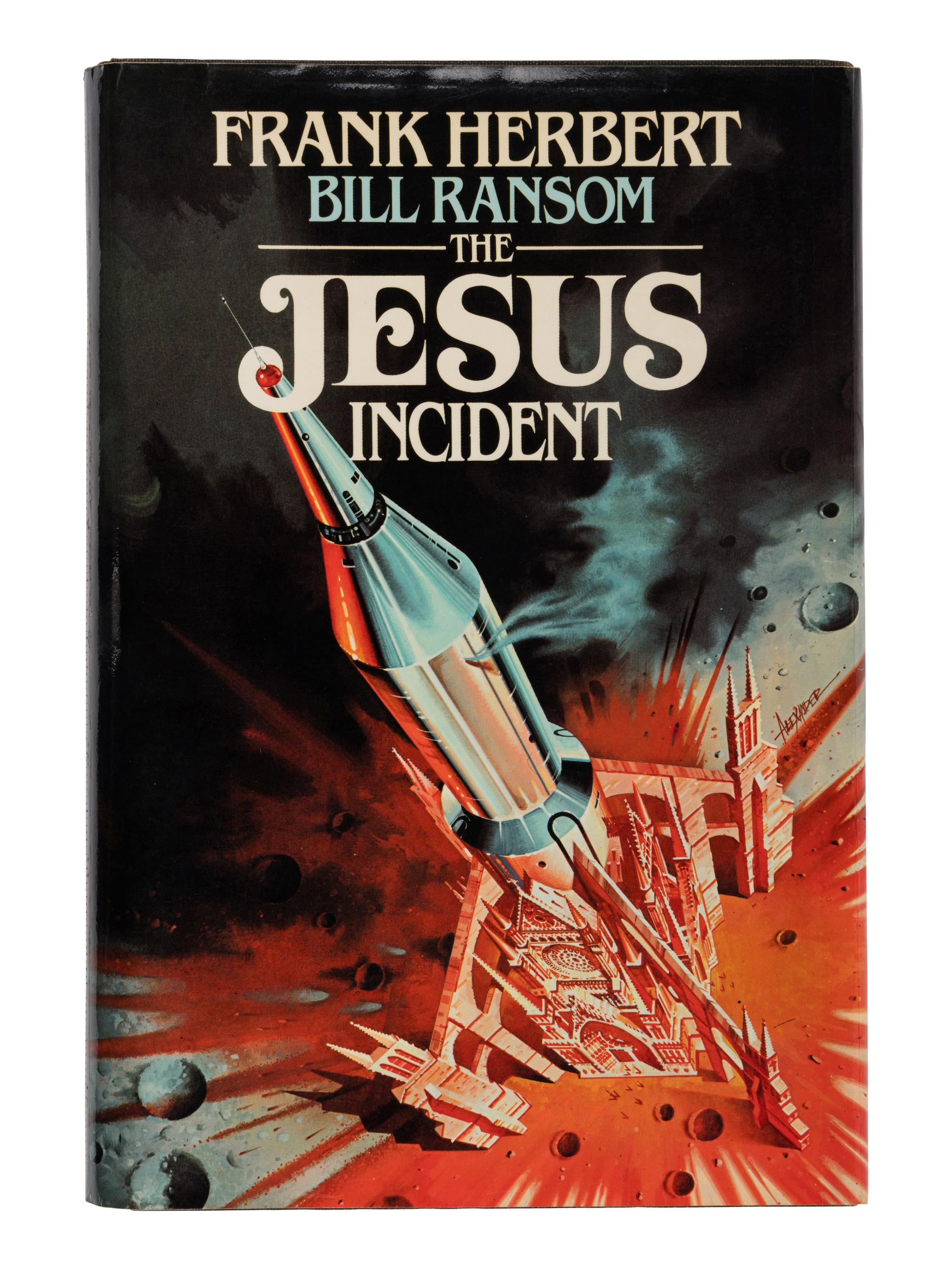 HERBERT, Frank (1920-1986) and Bill RANSOM (b. 1945). The Jesus Incident . New York: Berkley Publishing Corporation for G.P. Putnam's Sons, 1979.